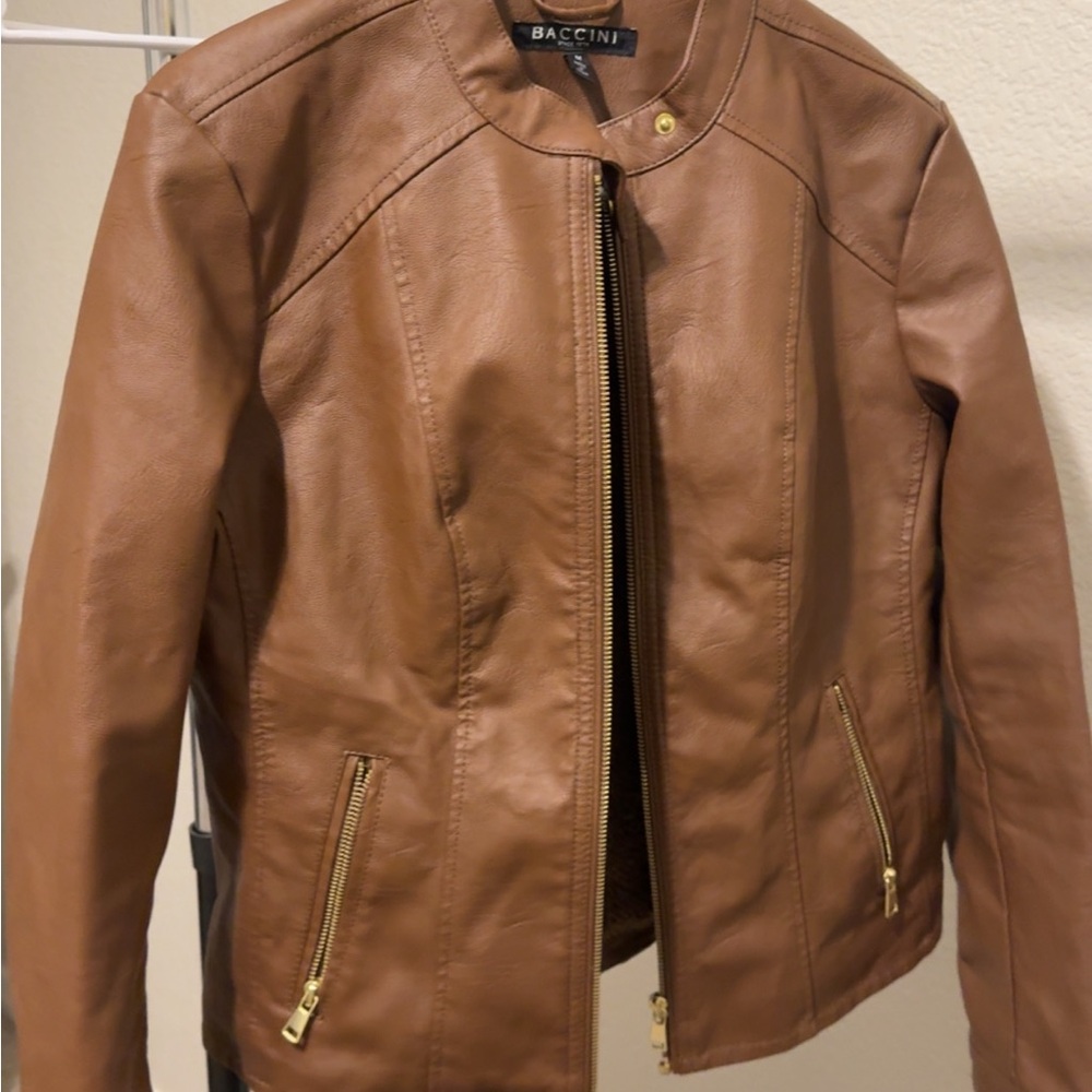 Women's Brown Leather Jacket